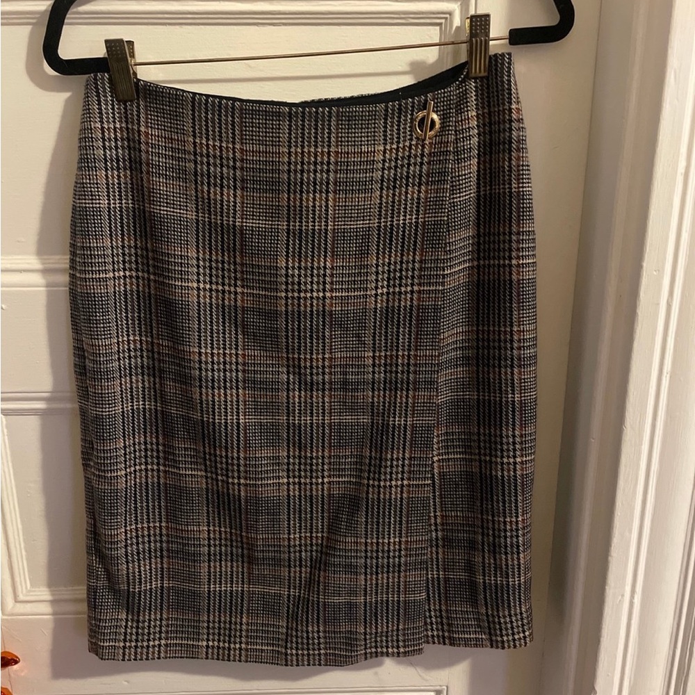 Calvin Klein plaid skirt